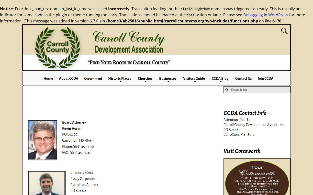 Carroll County inmate records sheriff and court contacts