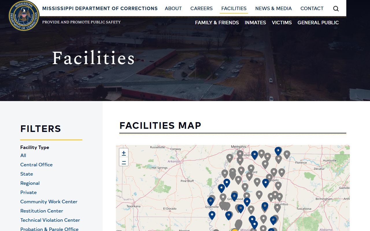 Carroll County Regional Correctional Facility MDOC regional facility listing